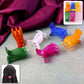 Mini Hair Claw Clips for Girls – 6 Pc Colorful Small Hair Clamps