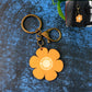 Flower Face Keychain with Cute Expression