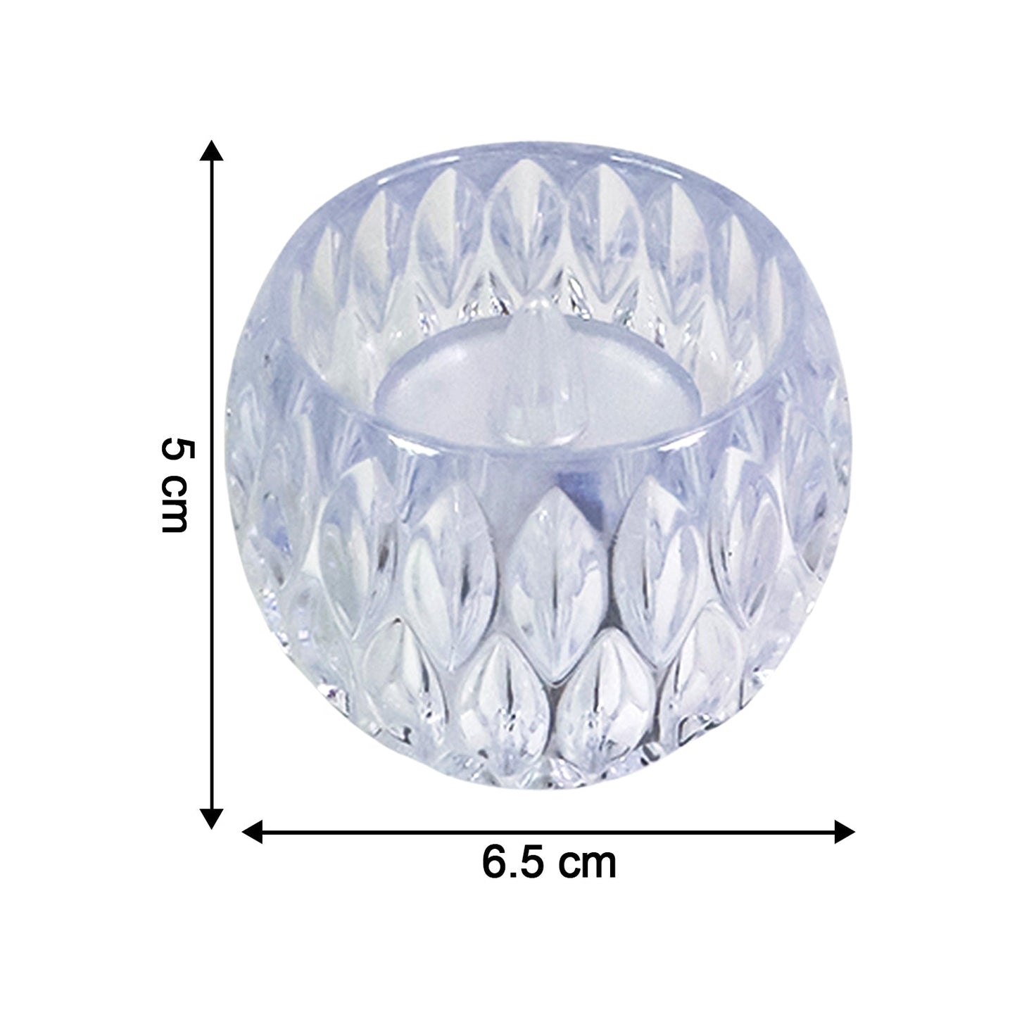 Set of 12 Crystal Style LED Decorative Lamps / Candle