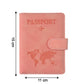 Premium World Map Design Travel Passport Holder & Wallet (15x11cm / 1 Pc)