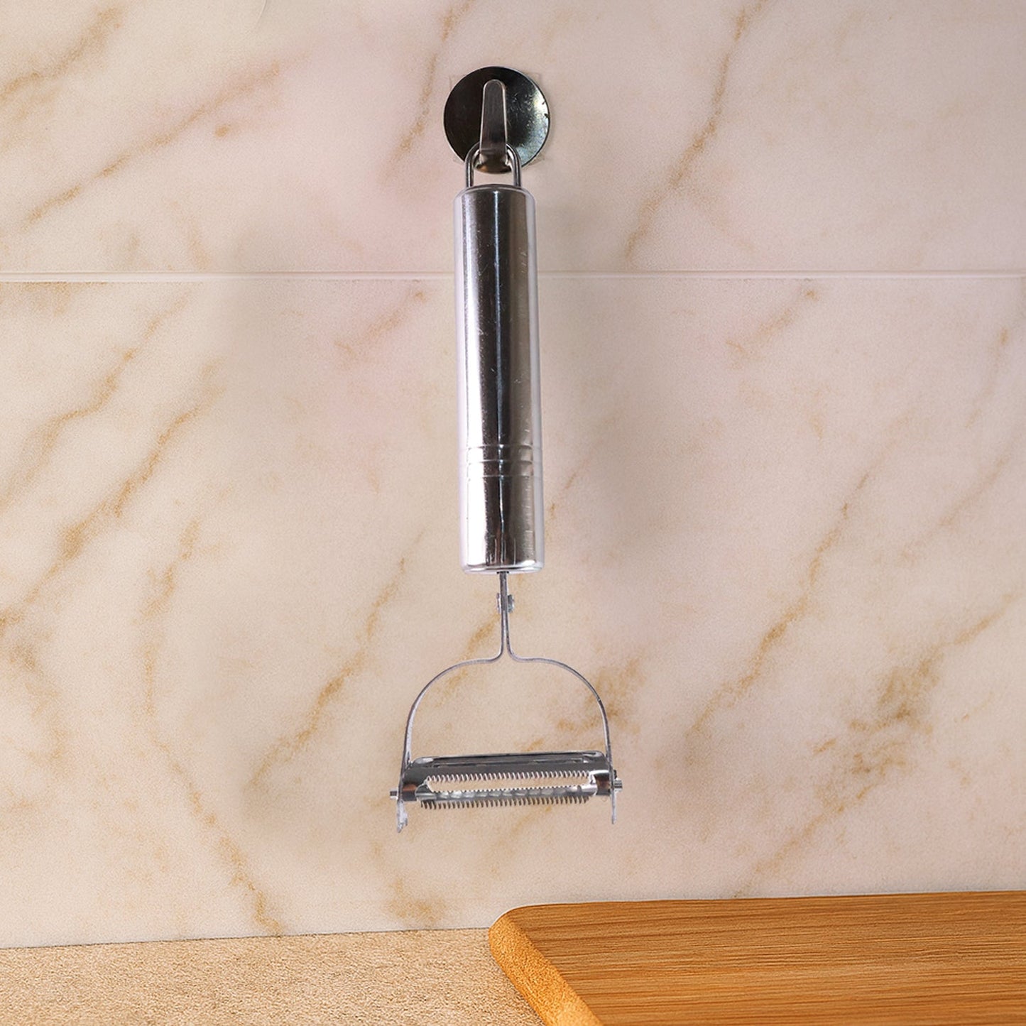 Heavy Duty 2-in-1 Multipurpose Stainless Steel Vegetable Peeler and Julienne Cutter