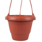 Hanging flower pot with rope