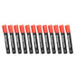 Red permanent marker for whiteboards in pack of 12