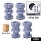 Adjustable Anti-Vibration Washing Machine Support Stand – Non-Slip PVC Lifting Stand (4 Pc Set)