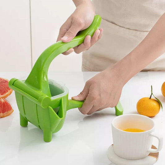 2337A Manual Plastic Fruit Juicer, Hand Press Lemon Squeezer Hand Juicer Citrus Press Juicer Fruit Extractor Tool for Orange, Limes, Lemon ( Brown Box ) DeoDap