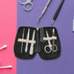 6840 6in1 Nail Clipper Kit Fingernail Clipper, Manicure Set, Stainless Steel Nail Cutter Set ,Manicure Tool, Nail Clippers Care Tools with Lightweight and Beautiful Travel Leather Case (6 Pc Set)