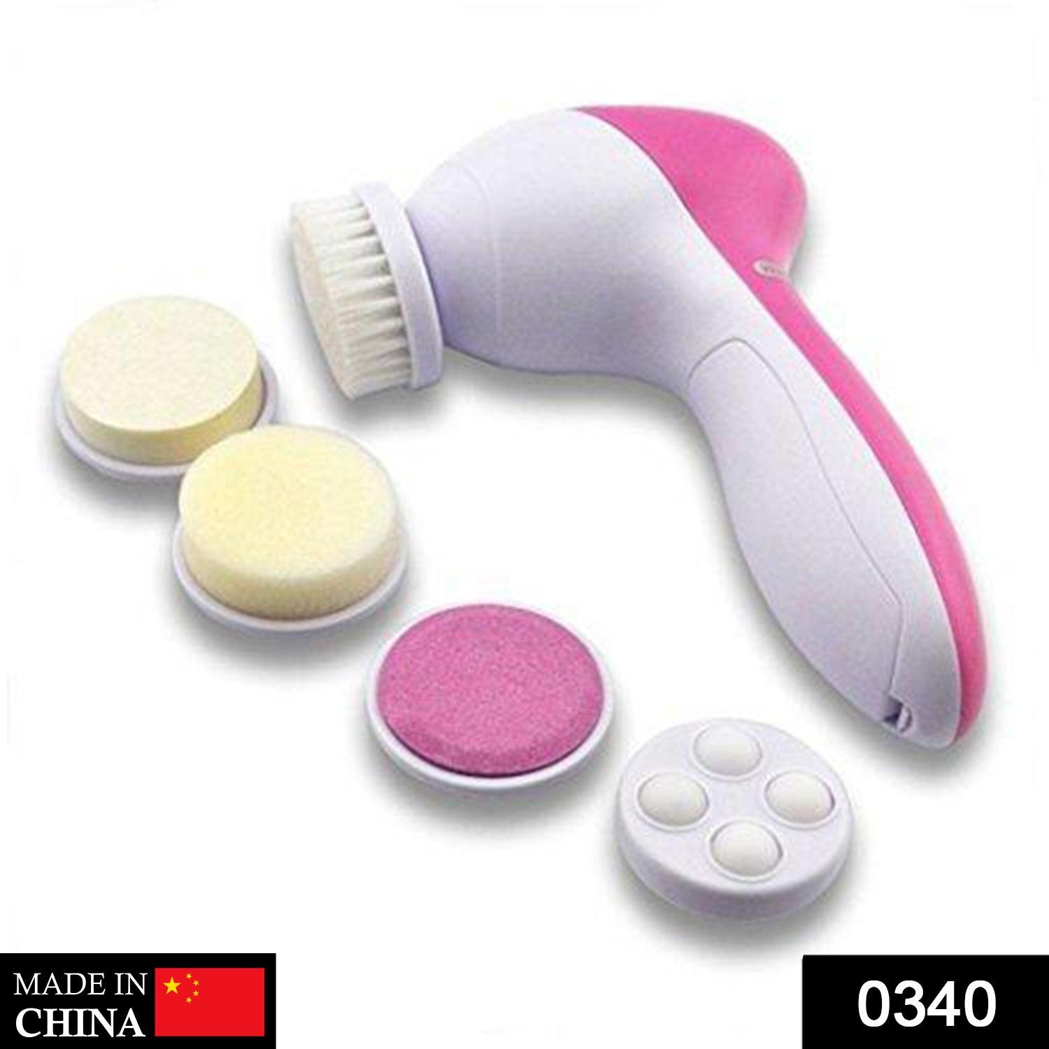 340 -5-in-1 Smoothing Body & Facial Massager (Pink) Go5 Incorporation