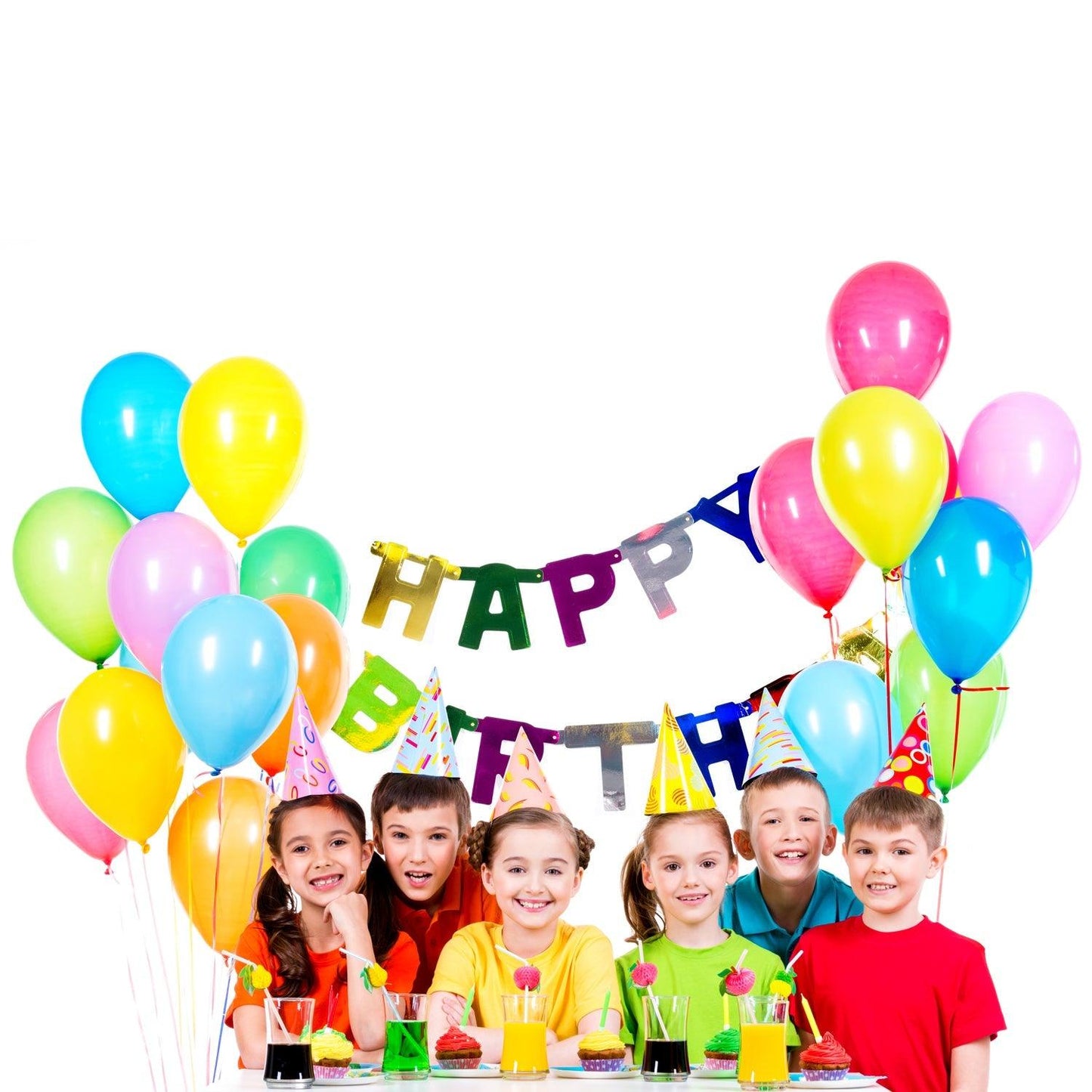 Balloons Kinds of Latex Balloons for Birthday / Anniversary / Valentine's / Wedding / Engagement Party Decoration Birthday Decoration Items for Kids Multicolor (24 Pcs Set) - deal99.in