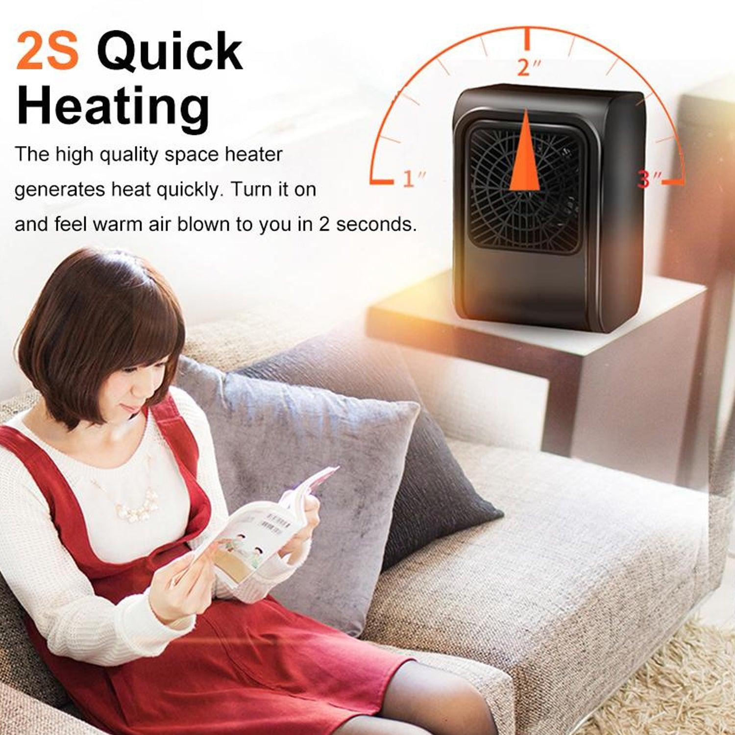 6683 Room Heater 220V Brown Box Heater For Office & Bedroom Use Heater - deal99.in