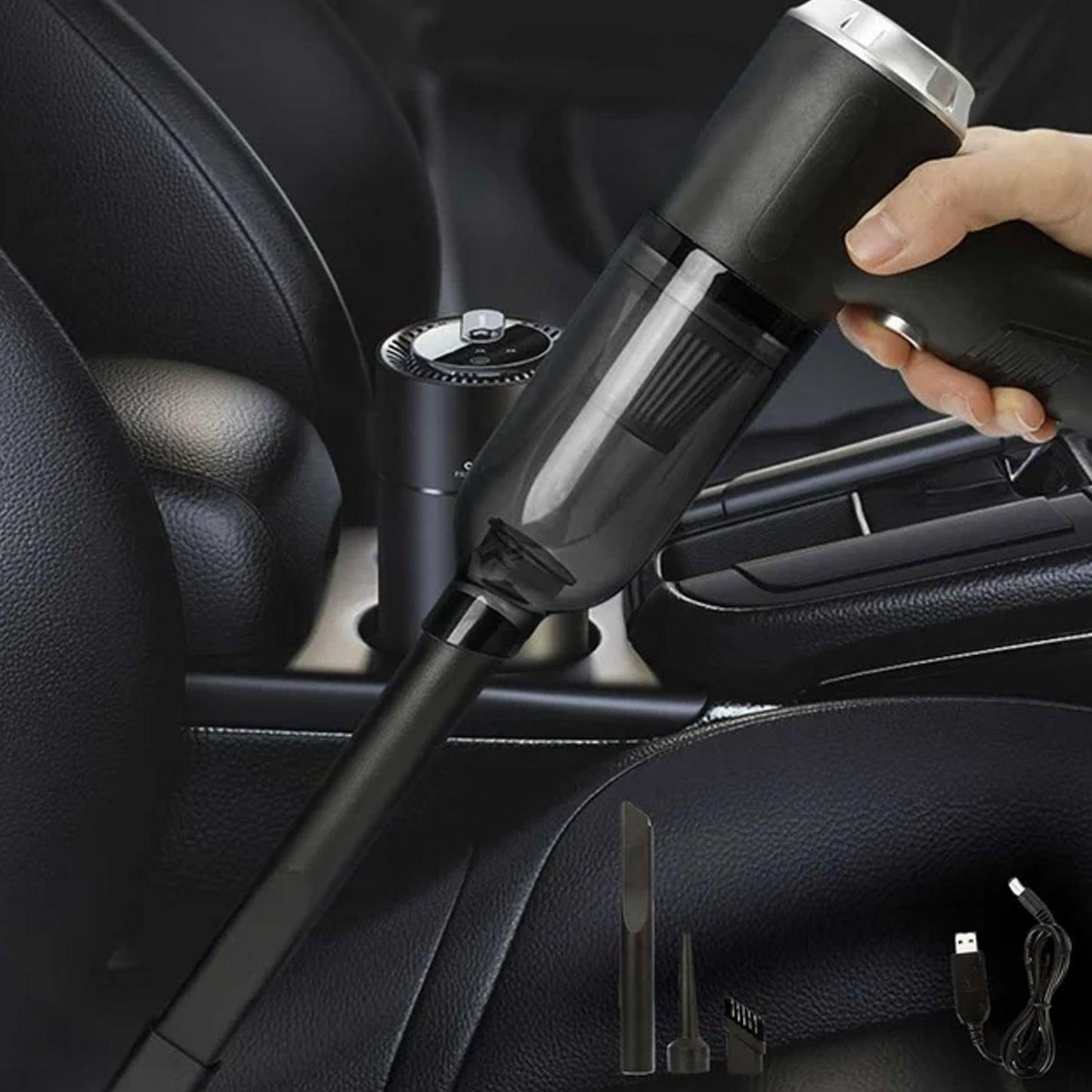 7394 3 in 1 Car Mini Vacuum Cleaner with Blower Wireless Portable Rechargeable Handheld High Power Suction Vacuum Cleaning Machine for Home Car Computer Keyboard Cordless Air Blowing Dusting - deal99.in