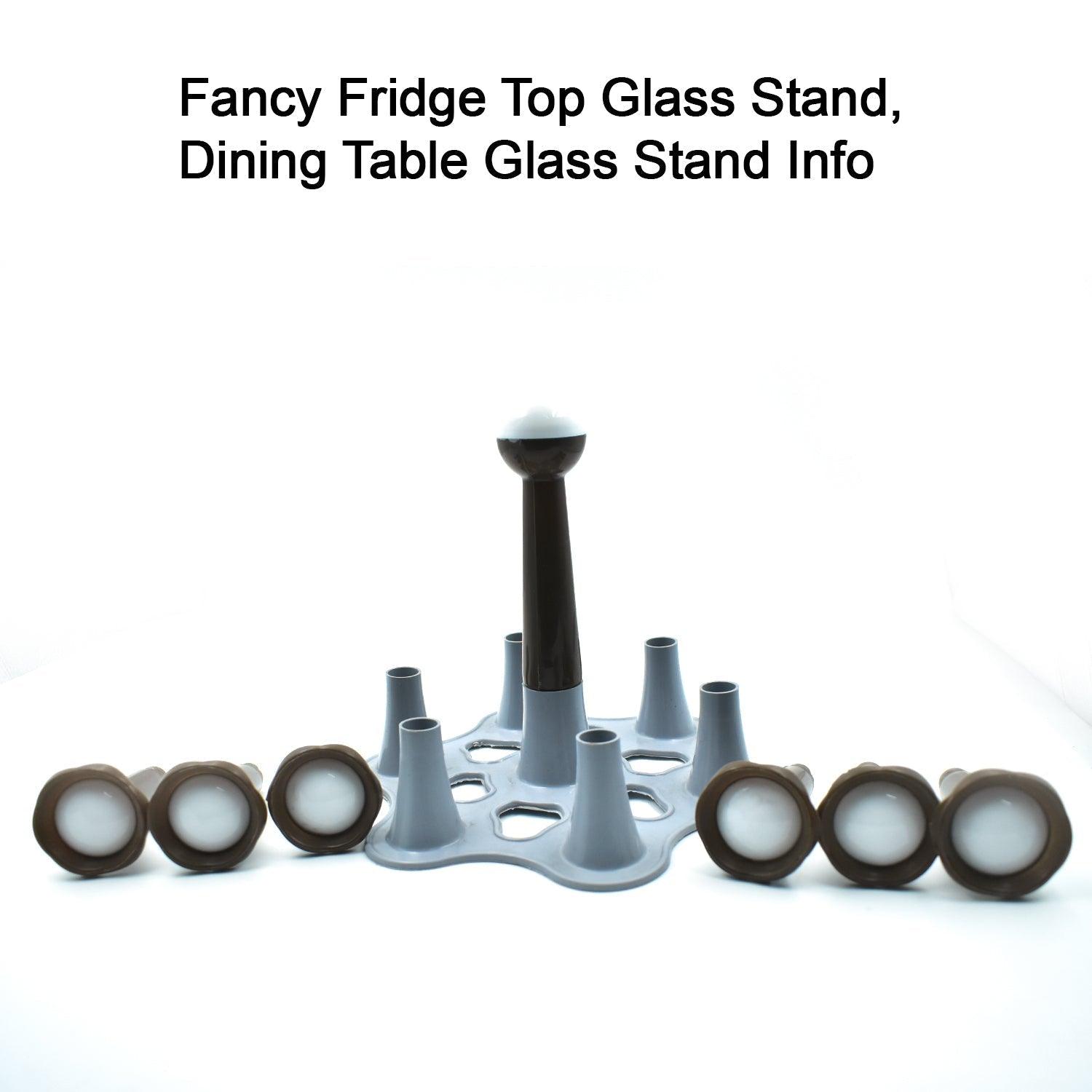 4711 Fancy Fridge Top Glass Stand, Dining Table Glass Stand DeoDap