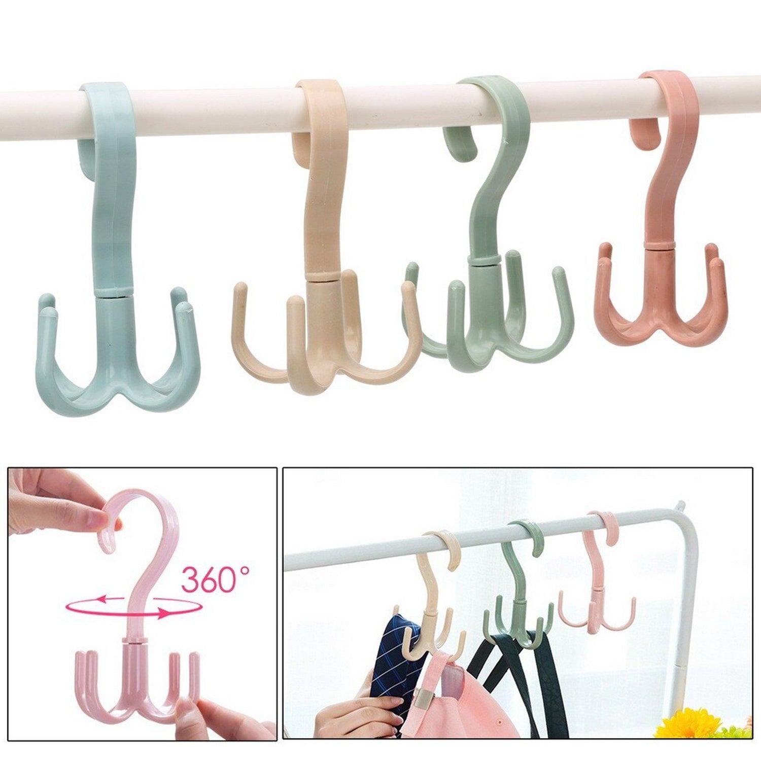 1744A 4-Claw Multi-Function 360 Degree Rotatable Purse Rack Handbag Hanger Hook DeoDap