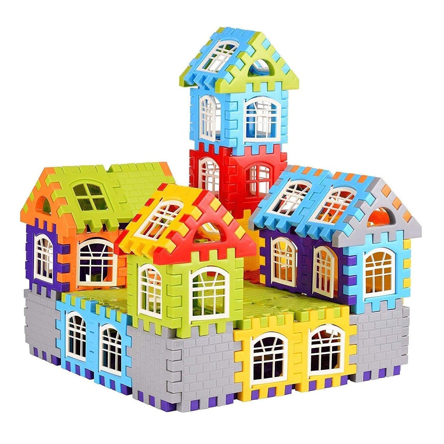 3911 200 Pc House Blocks Toy used in all kinds of household and official places specially for kids and children for their playing and enjoying purposes. DeoDap