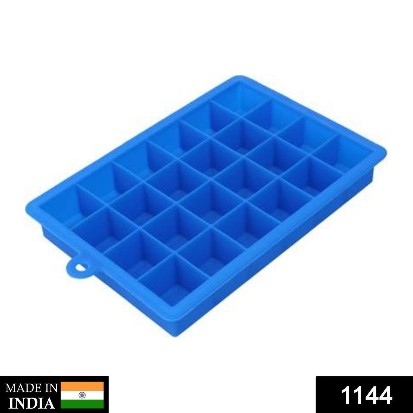 1144  Silicone Ice Cube Trays 24 Cavity Per Ice Tray [Multicolour] DeoDap