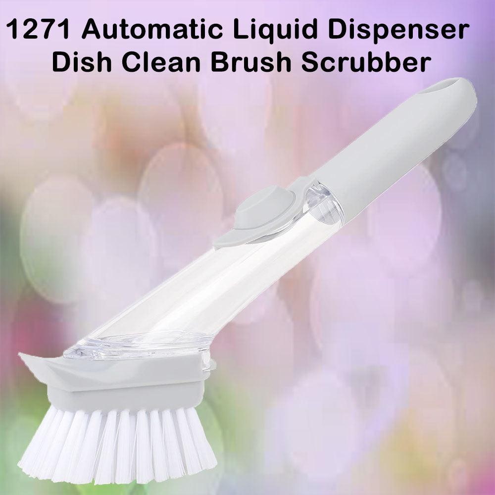 Home & Kitchen Cleaning Brushes, Scrubber, Soap Dispenser Scrub Brush for Pans Pots and Bathtub Sink (5 In 1 / 2 In 1) - deal99.in