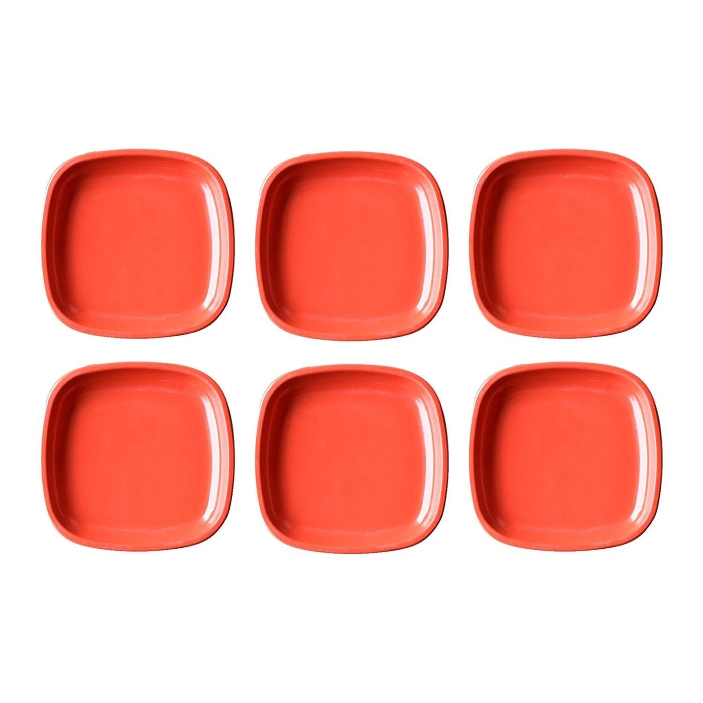 2394 Microwave Safe Quarter Plates  Square 6 Pcs, DeoDap