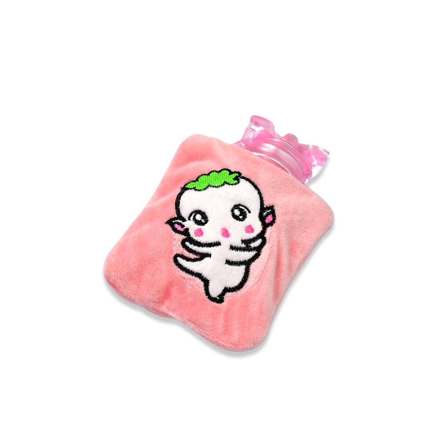 6532 Pink Cartoon small Hot Water Bag with Cover for Pain Relief, Neck, Shoulder Pain and Hand, Feet Warmer, Menstrual Cramps. - deal99.in