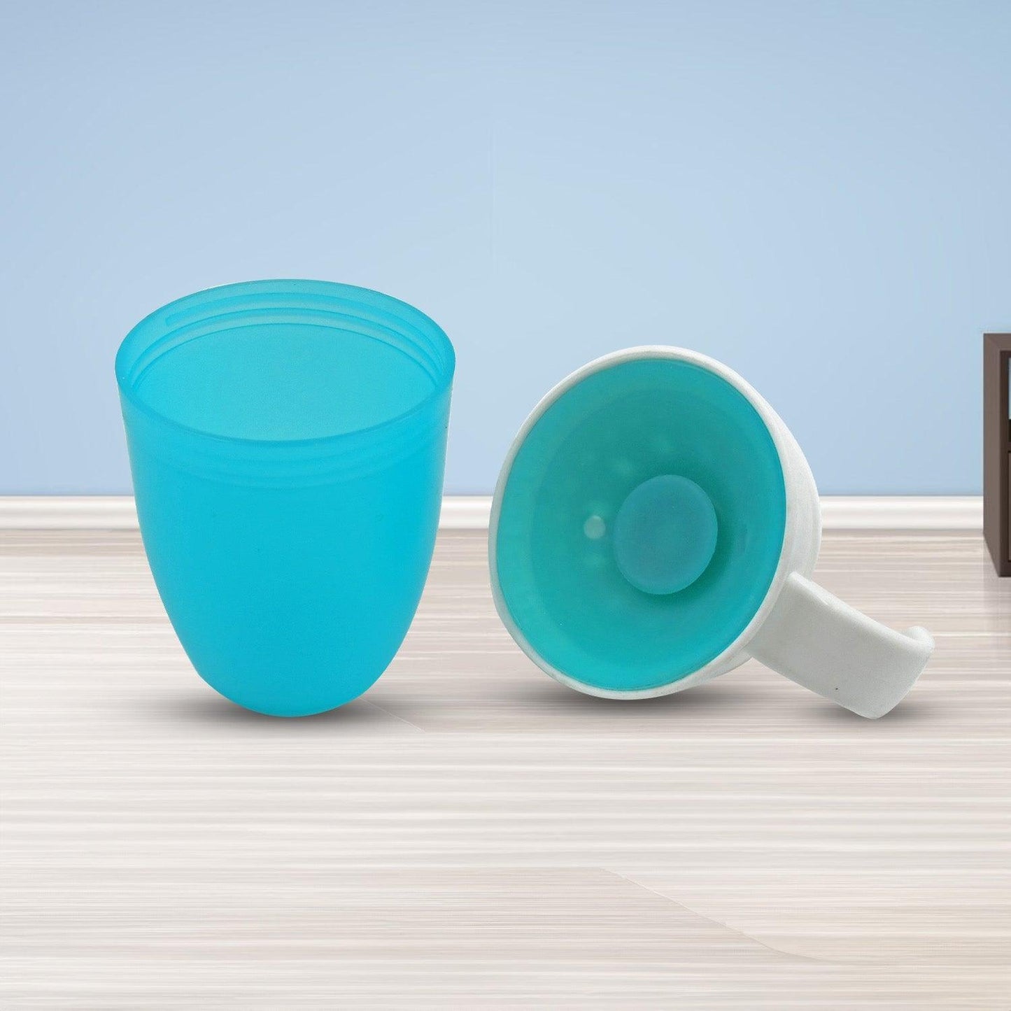 5516 360d Magic Cup, Baby and Sippy Cup, Water and Weaning Cup 6+ to 12 Months, 7 oz/207 ml, Doidy Cup - Training Sippy Cups - Use from 3-6 Months to Toddler (1 Pc 207ML) - deal99.in