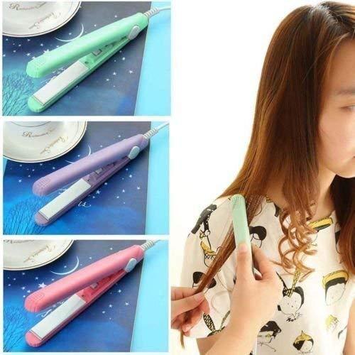 1215 Mini Portable Electronic Hair Straightener and Curler DeoDap