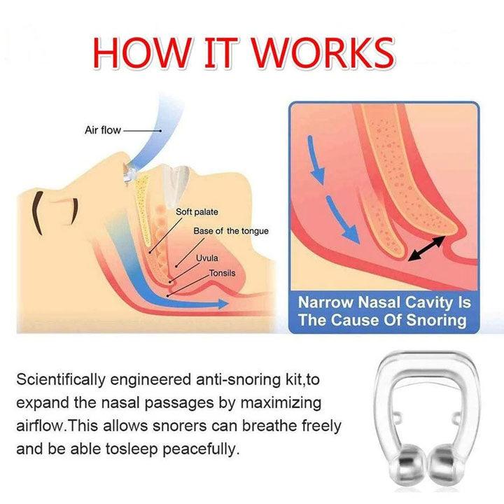 338 Snore Free Nose Clip (Anti Snoring Device) - 1pc Go5 Incorporation