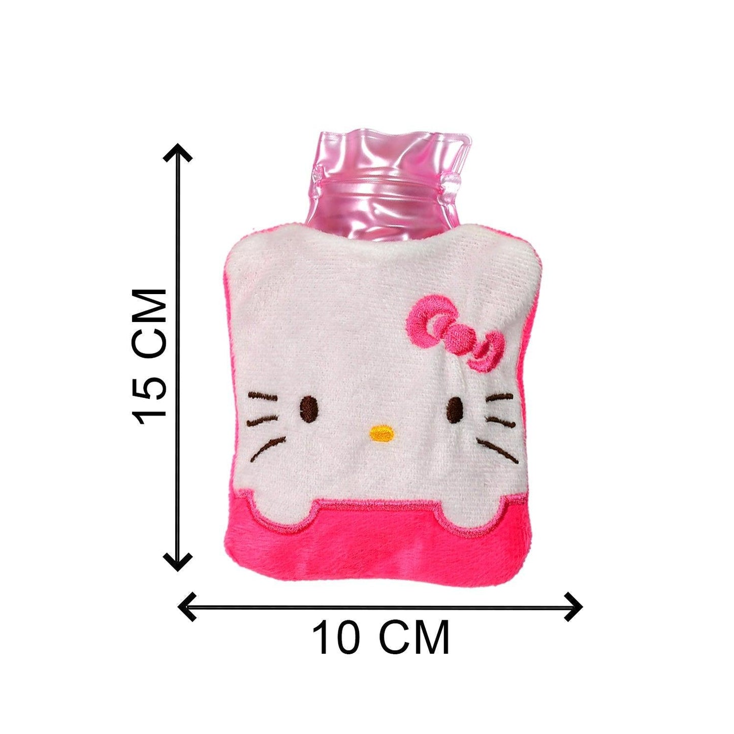 6520 Pink Hello Kitty small Hot Water Bag with Cover for Pain Relief, Neck, Shoulder Pain and Hand, Feet Warmer, Menstrual Cramps. - deal99.in