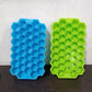 7161 Flexible Silicone Honeycomb Design 37 cavity Ice Cube Moulds Trays Small Cubes For Whiskey Tray For Fridge (Multicolor)