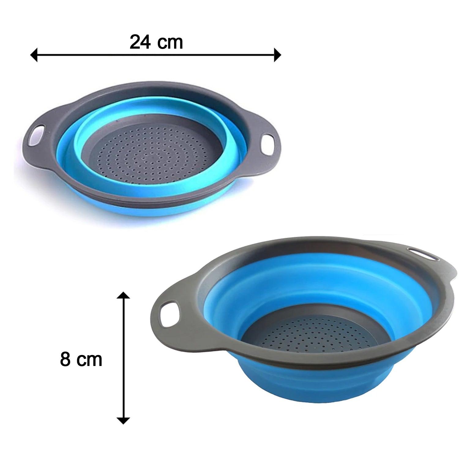 2712 A Round Small Silicone Strainer widely used in all kinds of household kitchen purposes while using at the time of washing utensils for wash basins and sinks etc. DeoDap