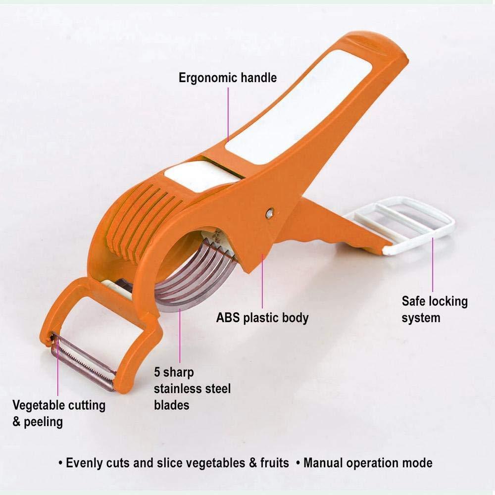 158 Vegetable Cutter with Peeler DeoDap