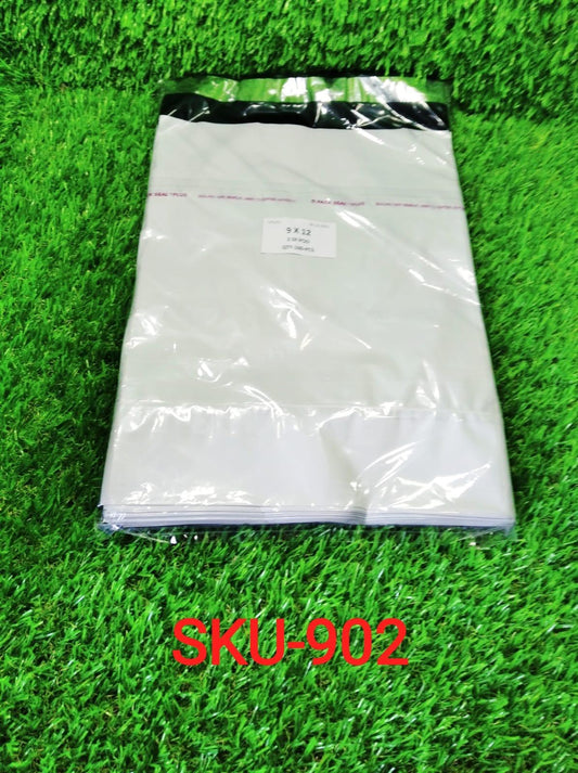 902 Tamper Proof Courier Bags(09X12 PLAIN 180 POD M1) - 100 pcs DeoDap