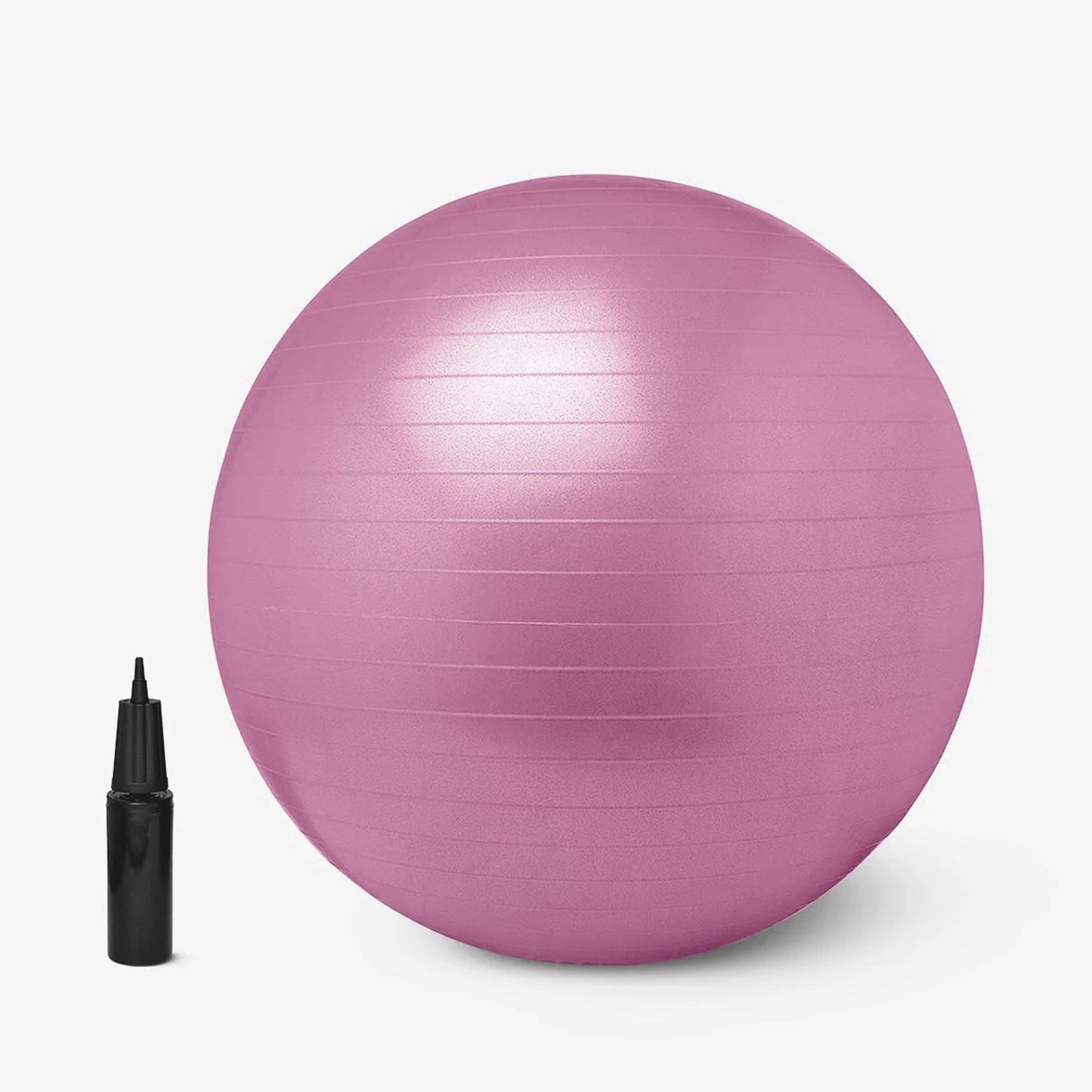 9091 Anti Burst 65 cm Exercise Ball with Inflation Pump, Non-Slip Gym Ball, for Yoga, Pilates, Core Training Exercises at Home and Gym- Suitable for Men and Women - deal99.in