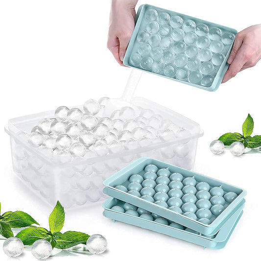 5497 Small Plastic Round Ice Cube Tray Ball Maker Reusable Flexible Round Ice Cube Trays for Freezer Mini Circle Making 33Pcs Sphere Large Size Molds for Whiskey & Cocktails Drinks Chilled (Lollipop , Lolipop Small Size Maker ) (1 Pc)