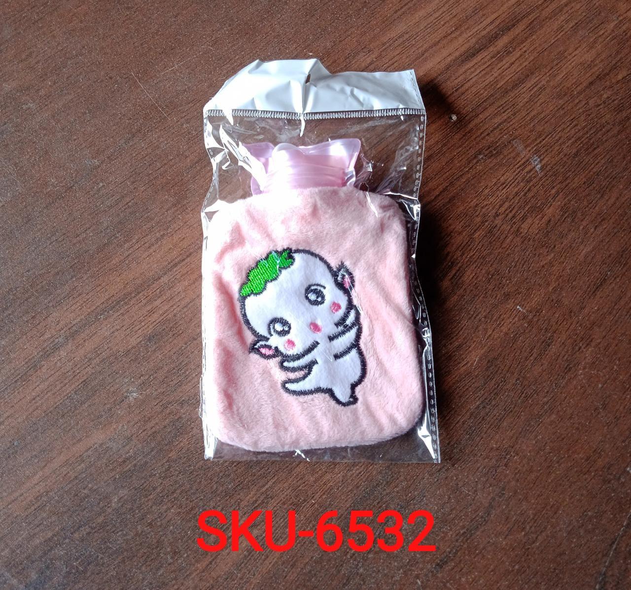 6532 Pink Cartoon small Hot Water Bag with Cover for Pain Relief, Neck, Shoulder Pain and Hand, Feet Warmer, Menstrual Cramps. - deal99.in