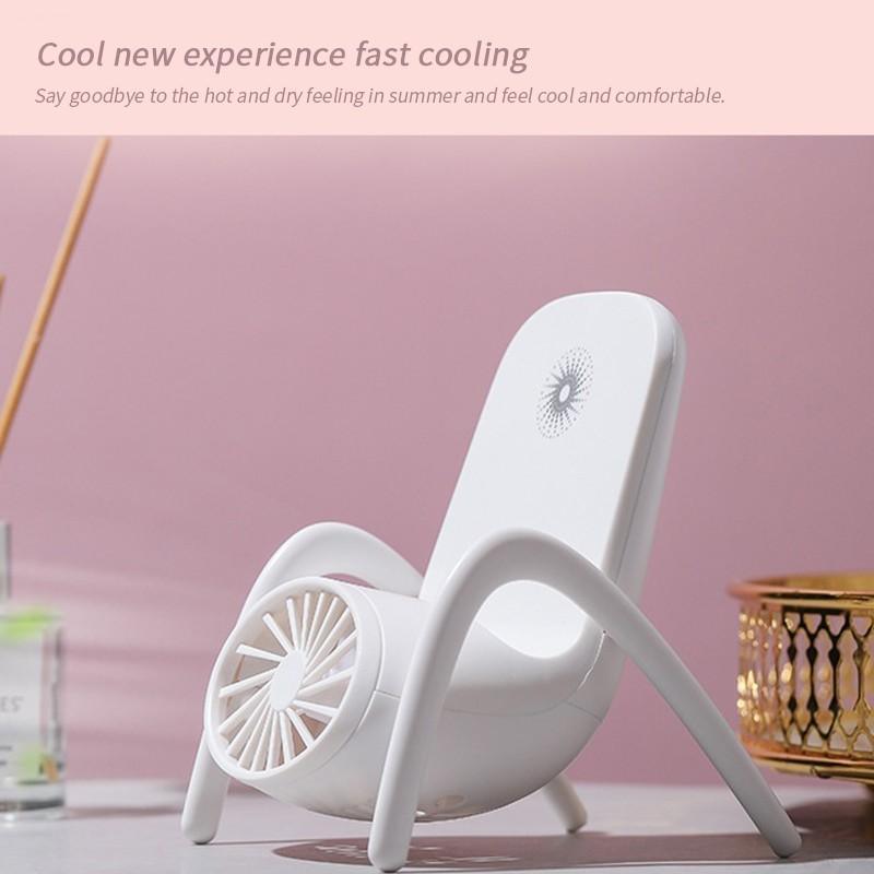 4814 Portable Mobile Phone Holder Fan  Personal Fan Multi- Function Fan Handheld Charging Fan DeoDap