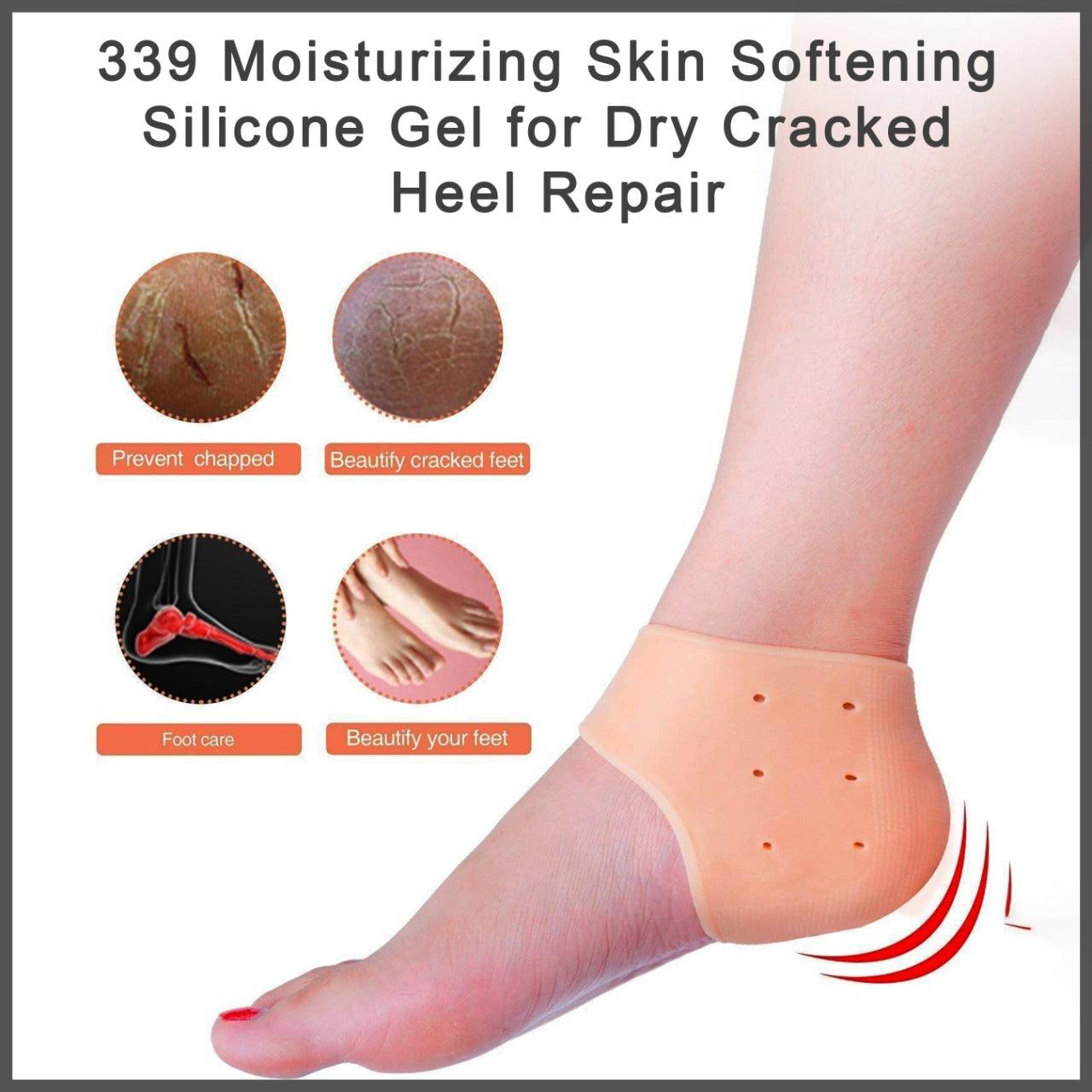 339 Moisturizing Skin Softening Silicone Gel for Dry Cracked Heel Repair (Multicolour) Go5 Incorporation