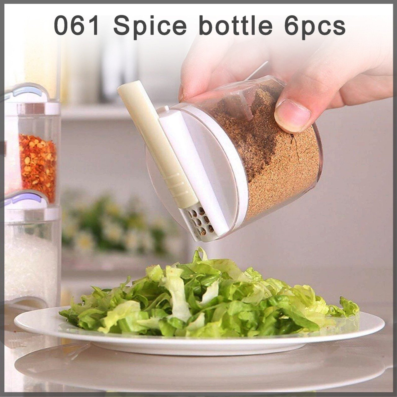 061 Spice bottle 6pcs DeoDap