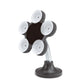 0637 -360 Rotatable Flower Shape Cellphone Holder Car & Mount Sucker Stand (Multicolored With Box)) Natation