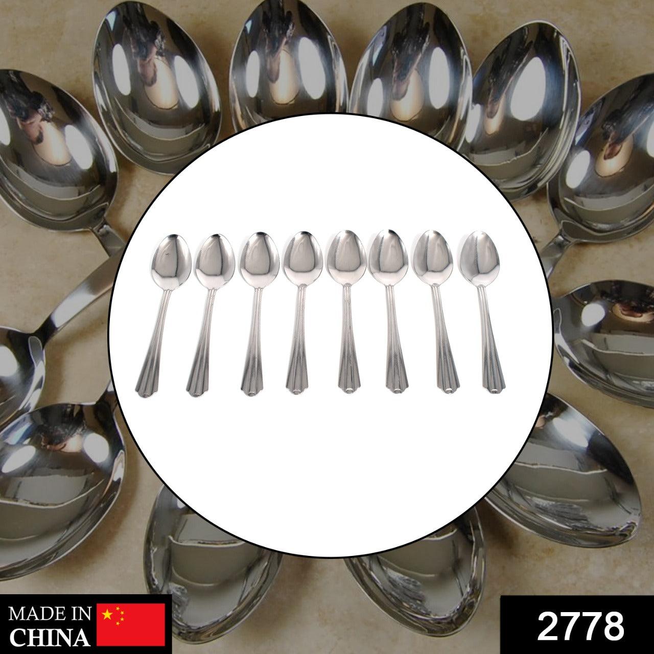 2778 set of 8Pc Dinner Spoons for home/kitchen DeoDap