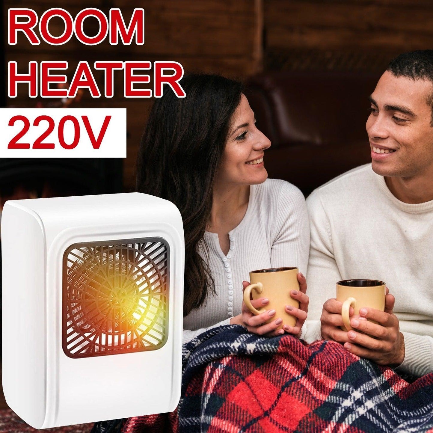 6683 Room Heater 220V Brown Box Heater For Office & Bedroom Use Heater - deal99.in