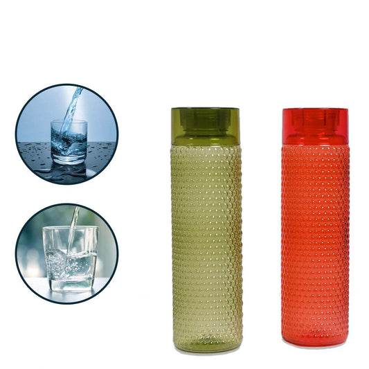 5269 Water Bottles Bubble Design for Fridge School College Office Use ( 3 Pcs ) DeoDap