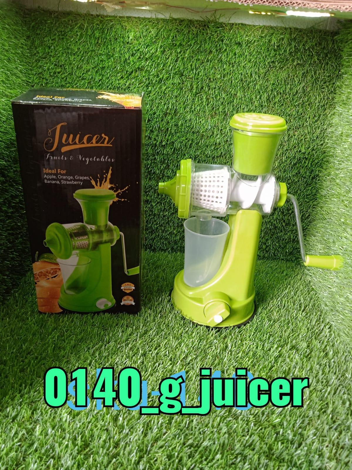 140 Plastic Multipurpose Manual Juicer (Green) DeoDap